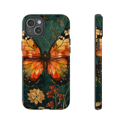 Butterfly Phone Case – Tough Cases for Nature Lovers, Floral Design, Butterfly Art, Unique Gift, Eco-Friendly Protection