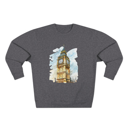 Unisex Crewneck Sweatshirt - Iconic Big Ben Clock Tower
