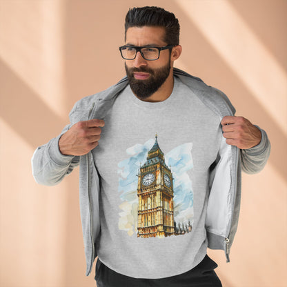 Unisex Crewneck Sweatshirt - Iconic Big Ben Clock Tower