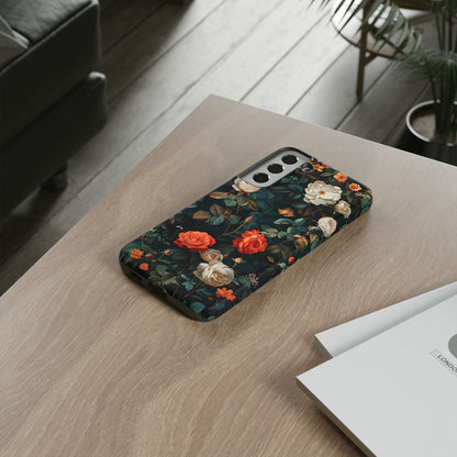 Floral Phone Case | Tough Cases with Elegant Design | Gift for Her, Mother's Day, Birthdays, Personalized, Trendy Tech Accessories