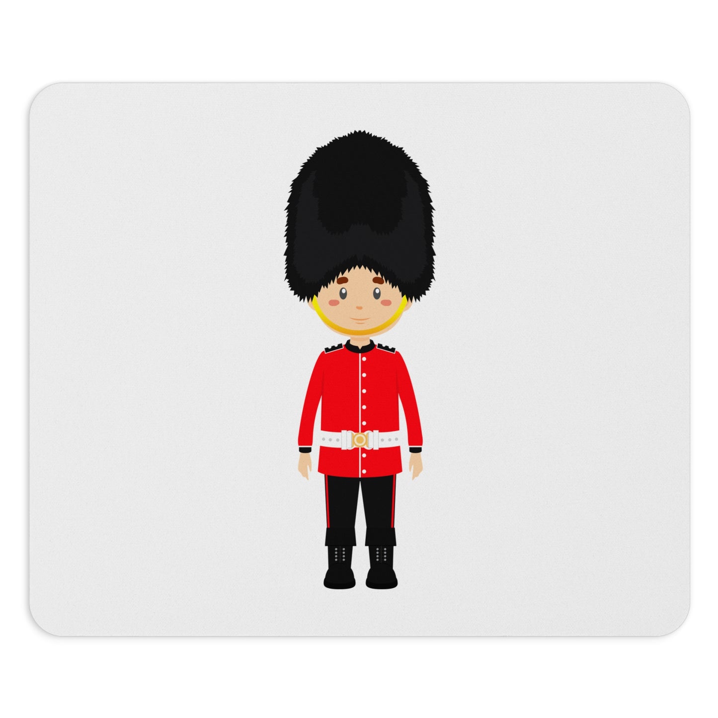 Cute Royal Guard Mouse Pad, British Theme Desk Accessory, Office Gift, Gamer Mat, Computer Pad, Unique Home Decor, Fun Workspace Decor