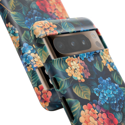 Floral Phone Case, Stylish Tough Case for Gardener Gift, Flower Lover Accessory, Pretty Floral Design, Protective Case