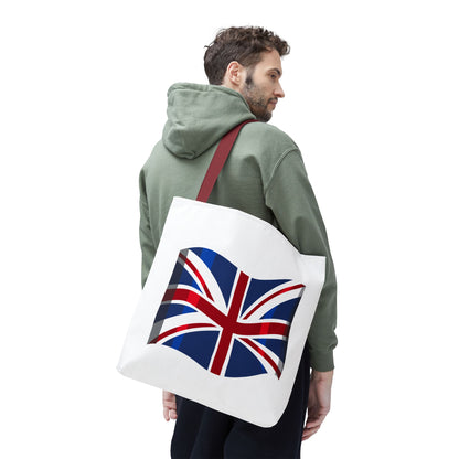 Union Jack Tote Bag, Stylish Reusable Shopping Bag, British Flag Carryall, Eco-Friendly Beach Tote, Gift for Travelers