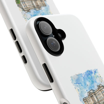 Artistic Phone Case - Watercolor Architecture Design