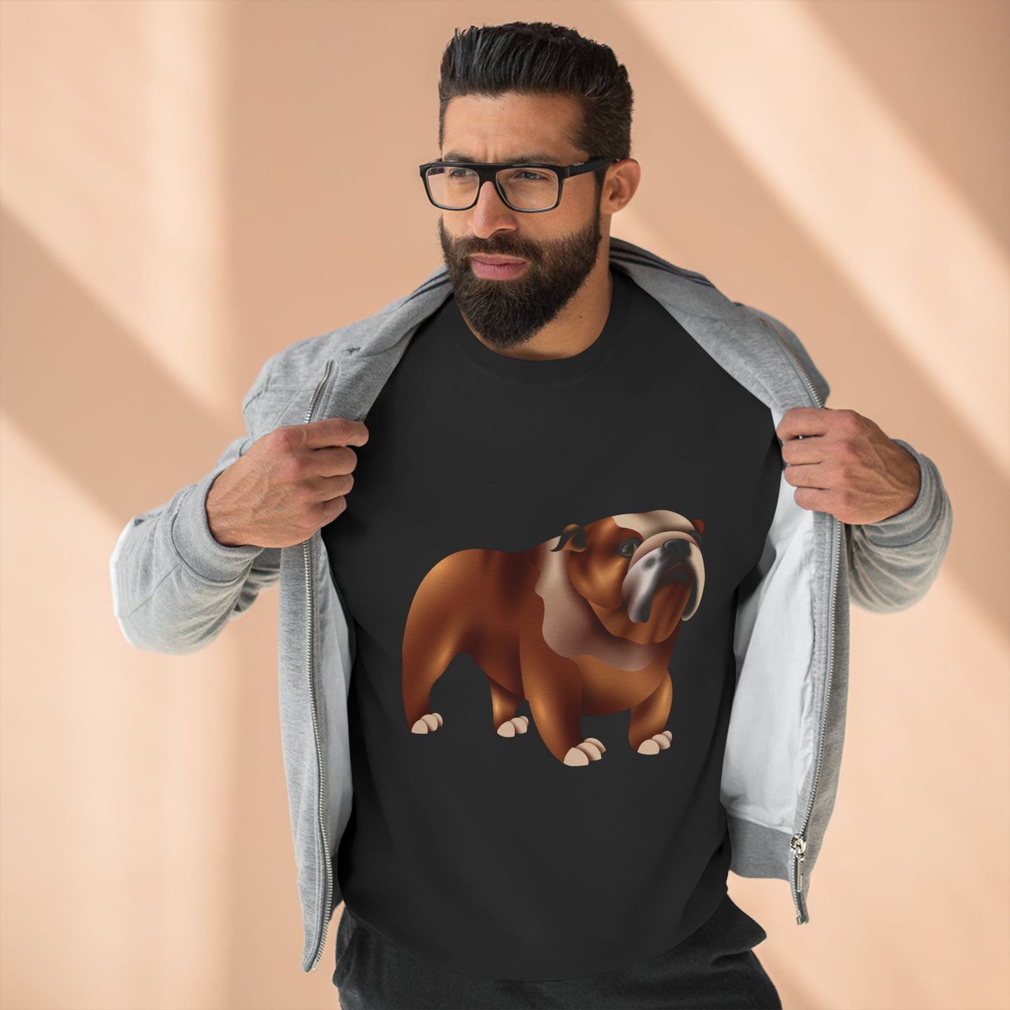 Unisex Crewneck Sweatshirt - Adorable British Dog