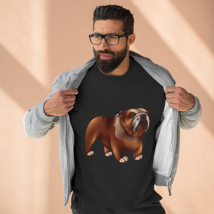 Unisex Crewneck Sweatshirt - Adorable British Dog