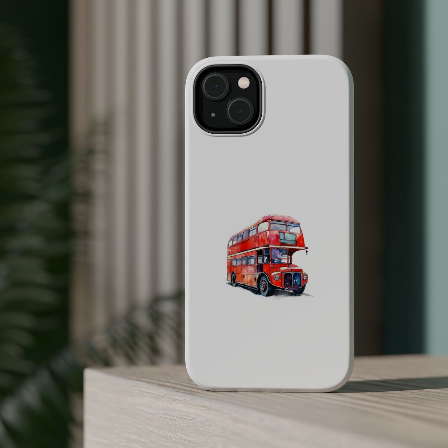 Stylish Magnetic Phone Cases | London Bus Design, Unique Gift for Travelers, Durable Protection, Trendy Accessories, Phone Covers