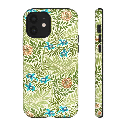Tough Cases Phone Case, Botanical Print Phone Cover, Floral Smartphone Accessory, Nature-Inspired Tech Gear, Gift for Plant Lovers
