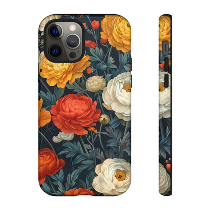Floral Tough Case for Phones | Durable Floral Phone Cover, Boho Chic, Unique Gift for Her, Phone Protection, Flower Design