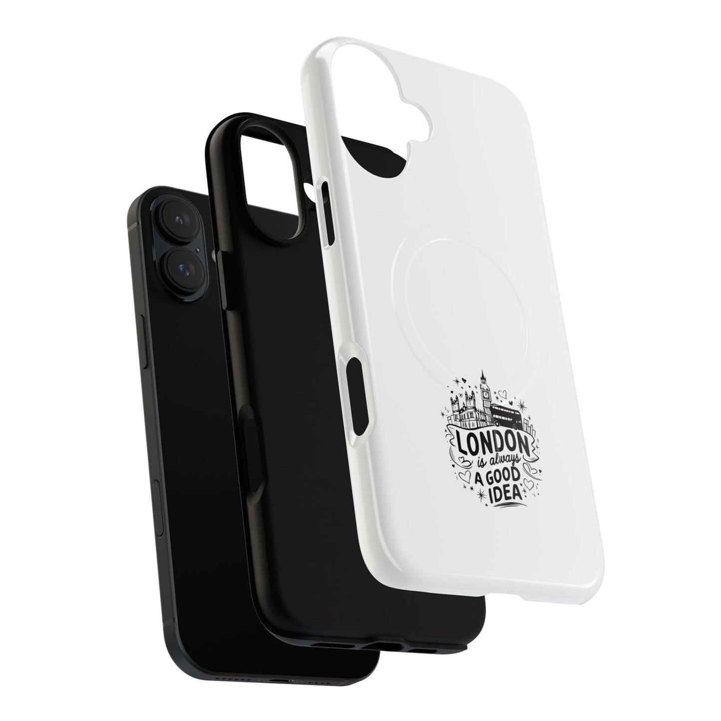 Tough Magnetic Phone Cases - London Is Always A Good Idea, Custom Phone Covers, Travel Gifts, Modern Phone Cases, Durable Cases, [...]