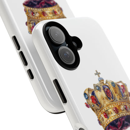 Royal Crown Phone Case | Tough Phone Cases, Stylish Accessories, Gift for Her, Birthday Present, Royalty Vibe