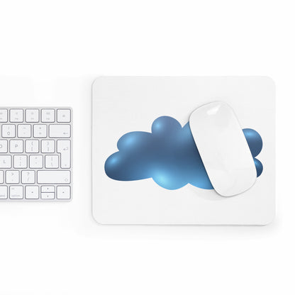 Blue Cloud Mouse Pad, Cute Desk Accessory for Home Office, Gamer Gift, Aesthetic Office Decor, Cloudy Style Non-Slip Mat
