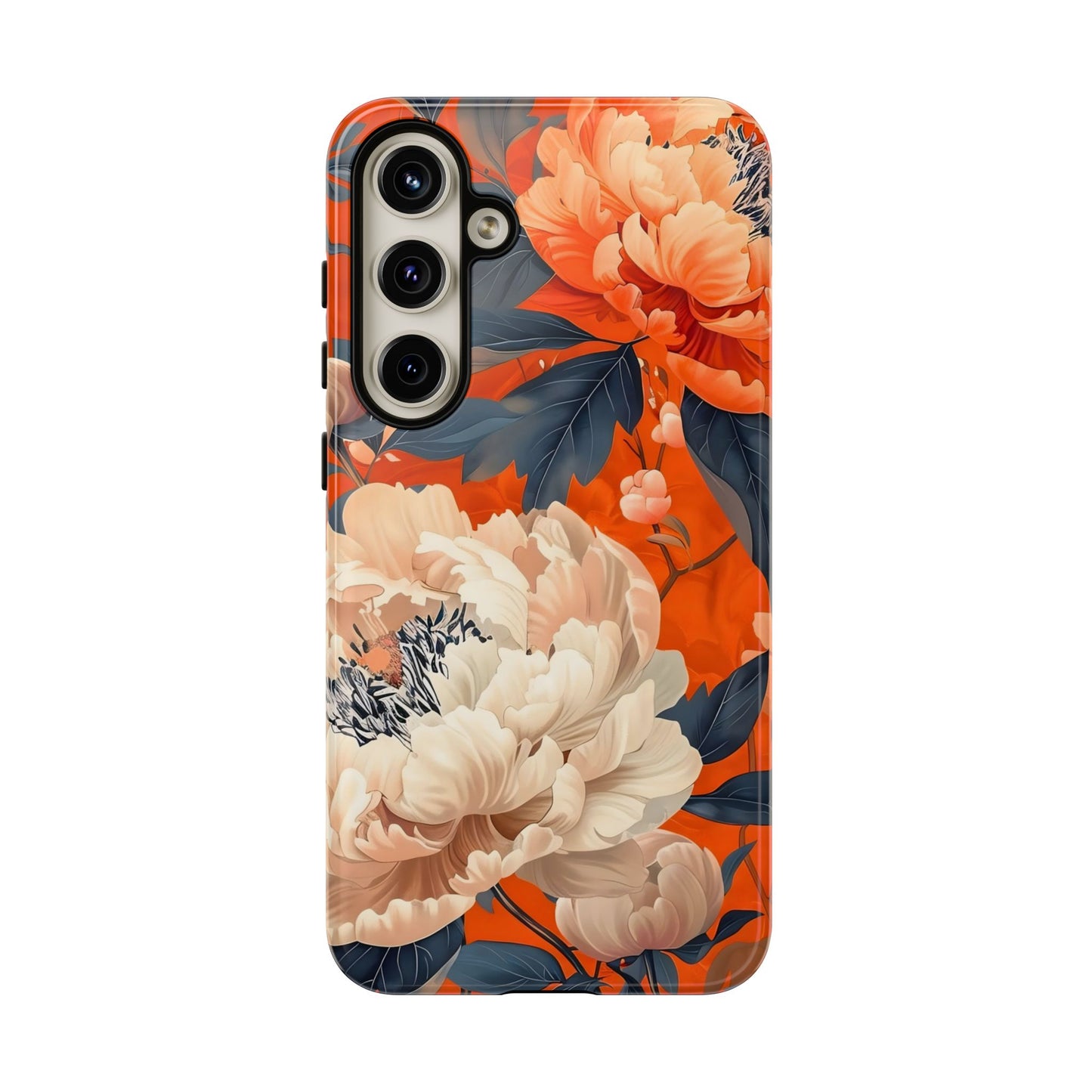 Floral Tough Case, Durable Floral Phone Case, Stylish Protection Case, Gift for Her, Spring Accessories, Mother’s Day Gift