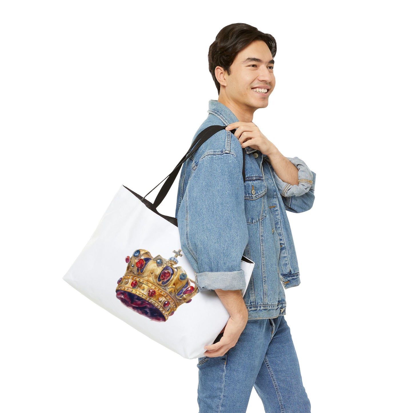 Royal Crown Weekender Tote Bag, Travel Bag, Beach Tote, Shopping Bag, Royal Decor, Gift for Her