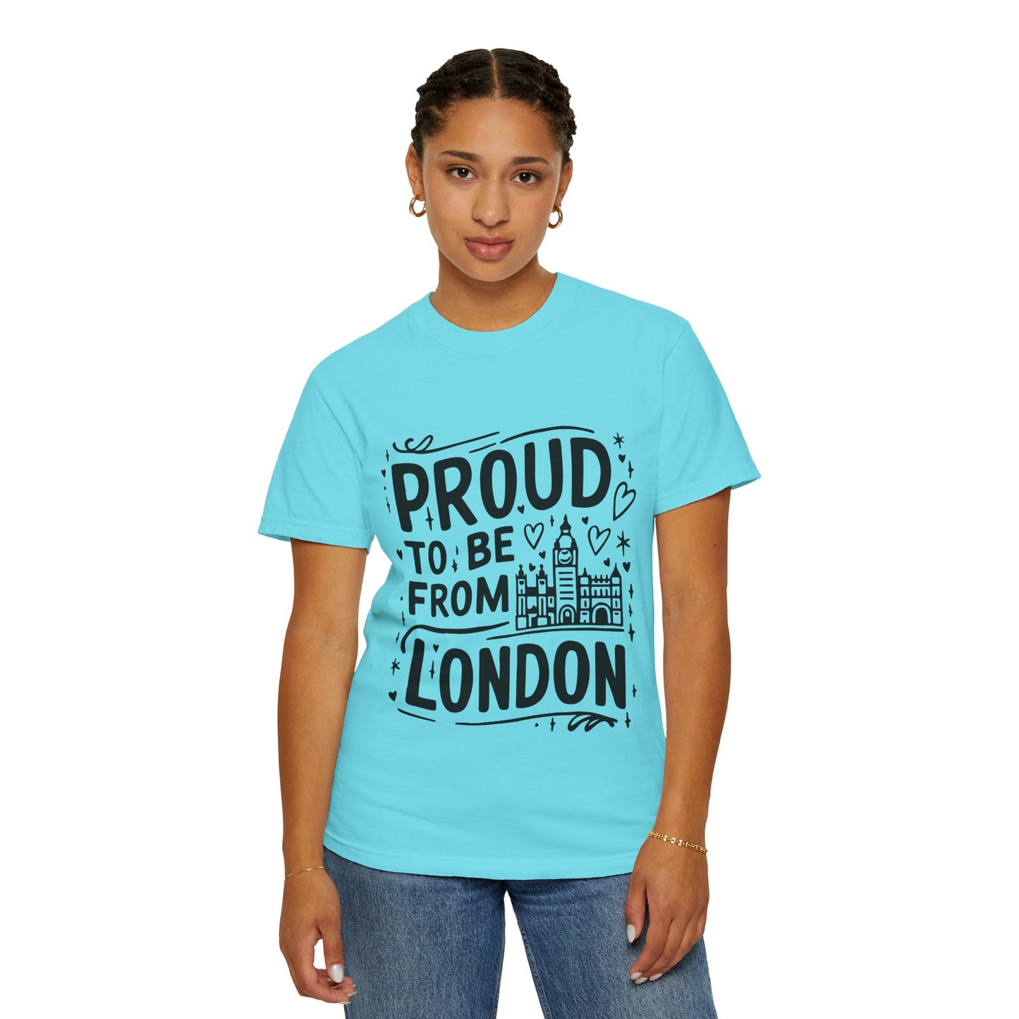 Unisex Garment-Dyed T-shirt - Proud to be from London