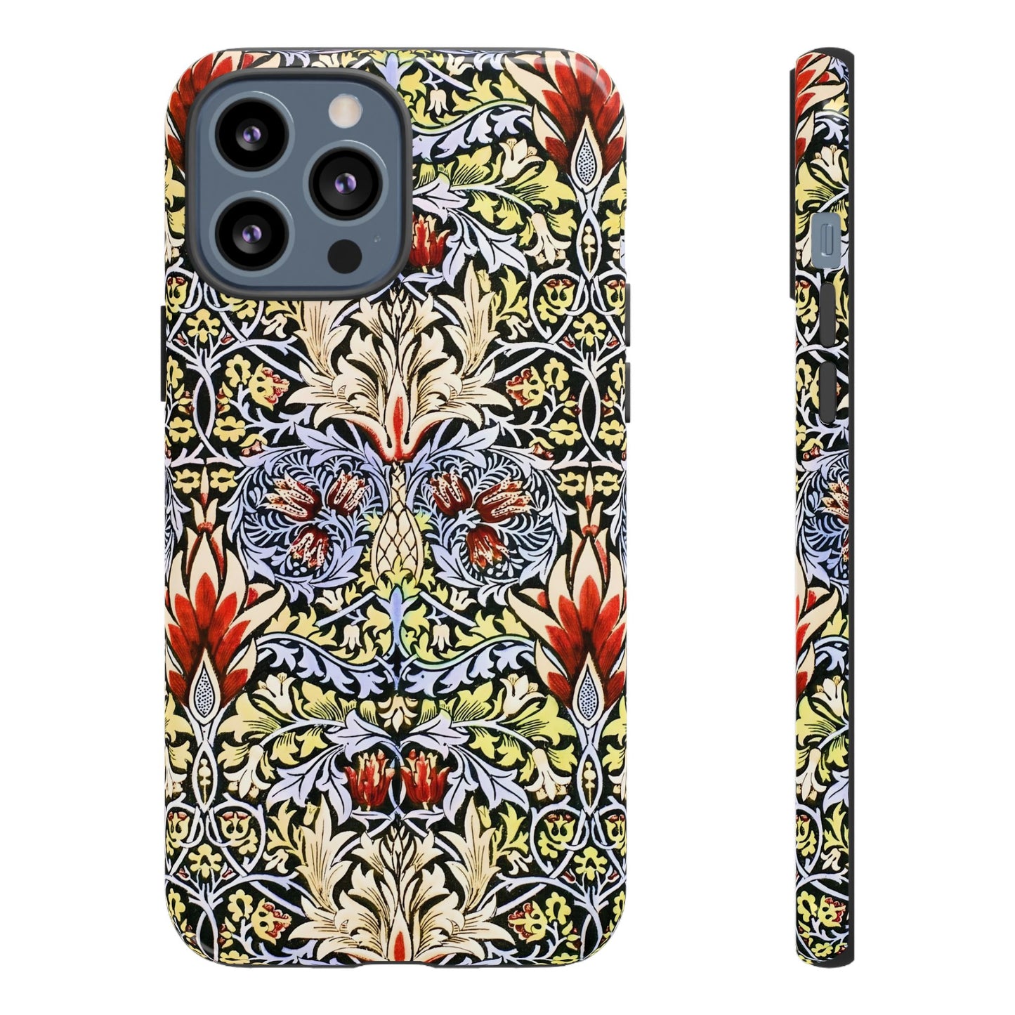 Stylish Phone Case - Floral Design, Tough Cases, Gift for Her, Phone Accessories, Trendy Tech, Unique Cell Phone Cover