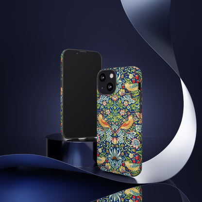 Floral Phone Case | Tough Cases, Stylish Protection, Unique Gift, Eco-Friendly, Floral Pattern, Bird Design