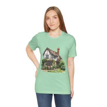 Unisex Jersey Short Sleeve Tee - Timeless Beauty - British Village Homes