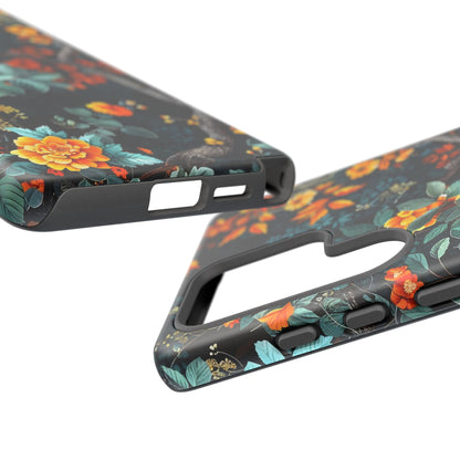 Floral Phone Case | Tough Cases, Protective Cover, Gift for Her, Autumn Vibes, Floral Phone Accessory, Unique Design