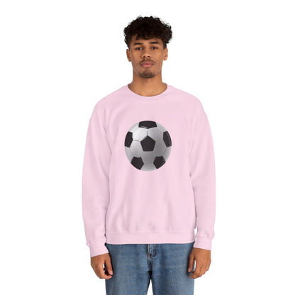 Unisex Heavy Blend™ Crewneck Sweatshirt Lightweight - Dynamic Football Design
