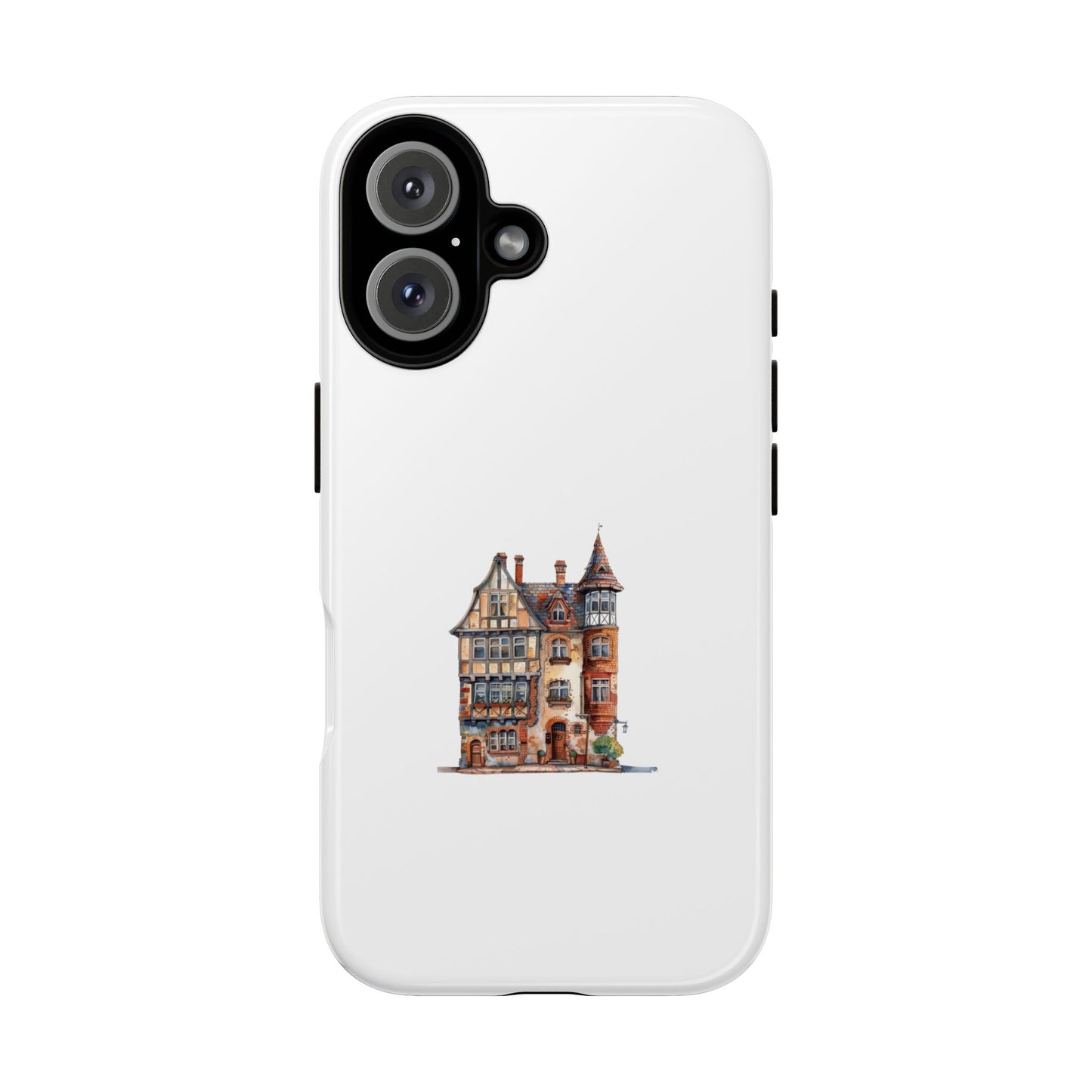 Artistic Phone Case with Vintage House Design
