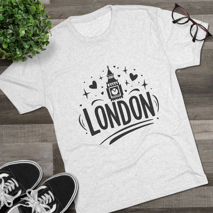 London Cozy Unisex Tri-Blend Crew Tee