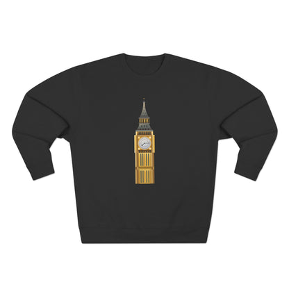 Unisex Crewneck Sweatshirt - Iconic Big Ben Clock Tower