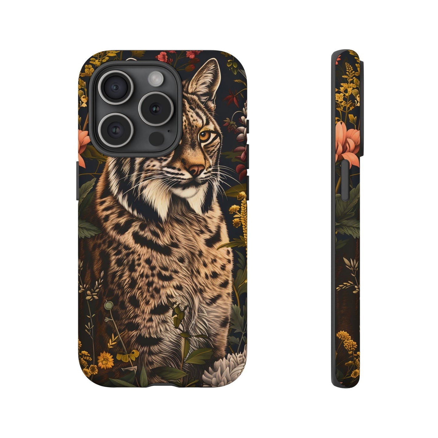Wildlife Phone Case with Lynx Design, Tough Cases, Animal Lovers Gift, Nature Inspired Accessories, Unique Tech Protection