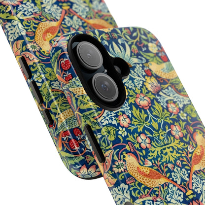 Floral Phone Case | Tough Cases, Stylish Protection, Unique Gift, Eco-Friendly, Floral Pattern, Bird Design