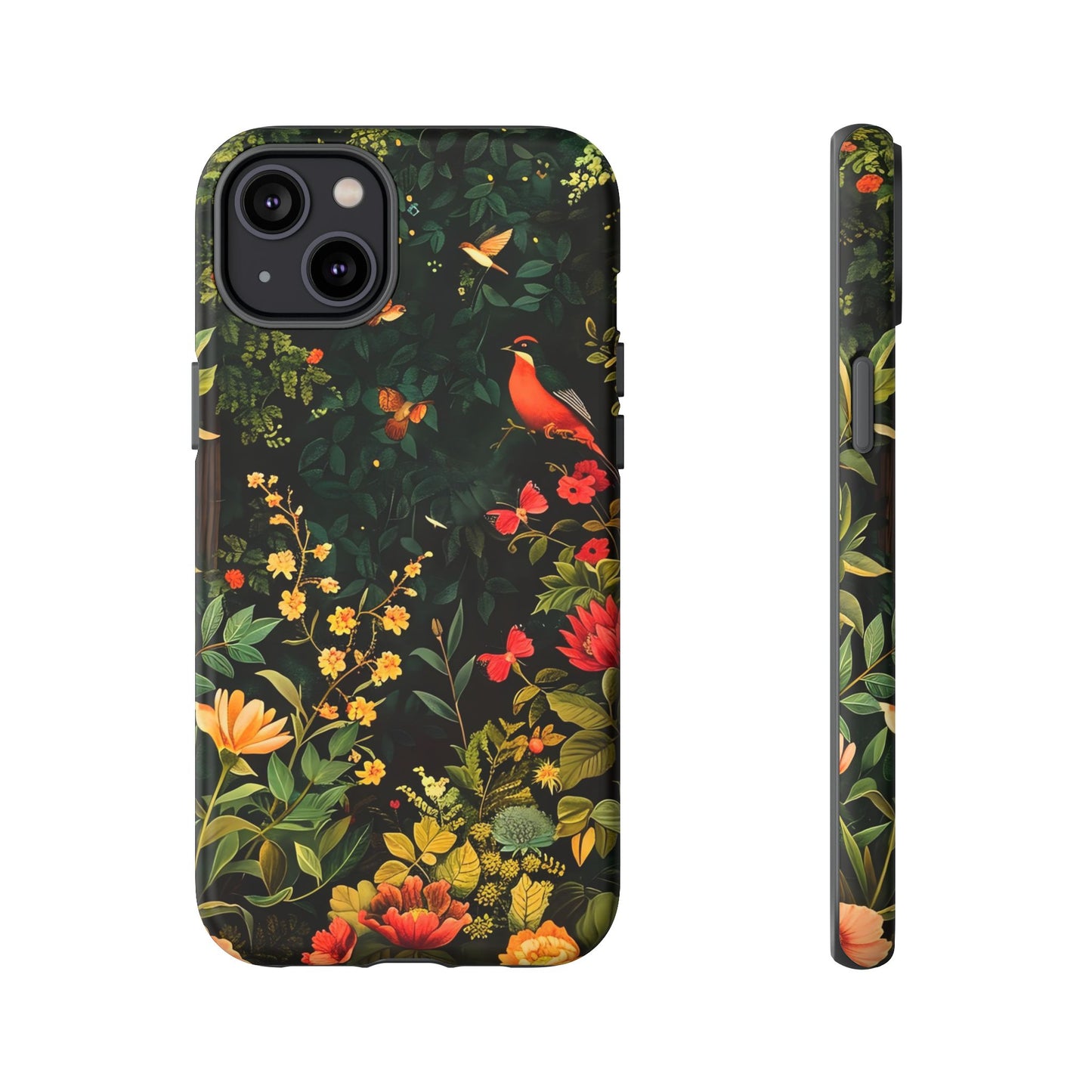 Floral Tough Phone Case, Nature-Inspired Design, Ideal for Garden Lovers, Gift for Birthdays, Christmas, Eco-Friendly Accessory