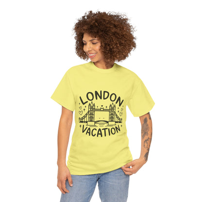 Unisex Heavy Cotton Tee - London's Cozy Vacations