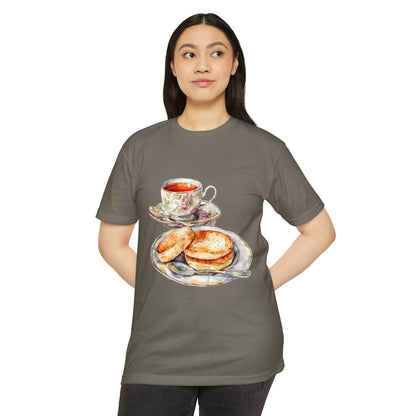 Unisex CVC Jersey T-shirt - The Flavors of Britain - Traditional Recipes Reimagined