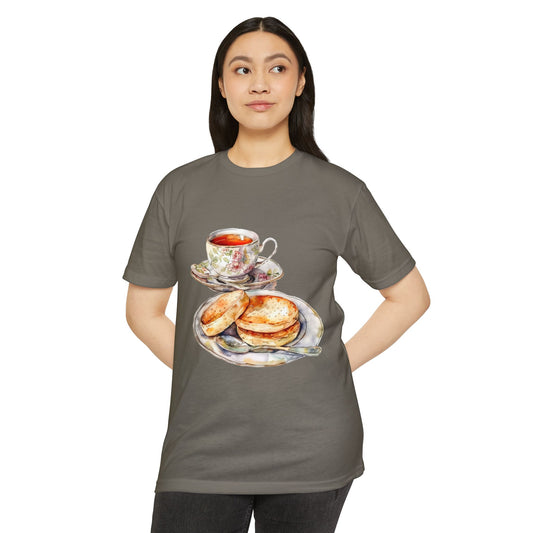 Unisex CVC Jersey T-shirt - The Flavors of Britain - Traditional Recipes Reimagined