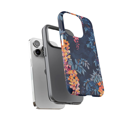 Floral iPhone Case, Tough Phone Cover, Gift for Her, Nature Lover Accessory, Spring Decor, Unique Floral Design