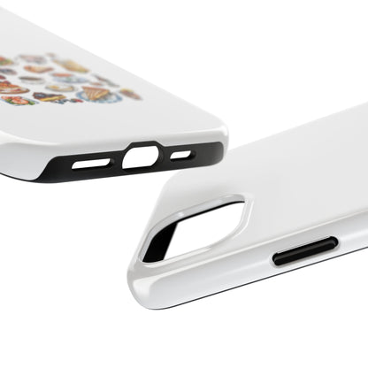 Foodie Tough Phone Case with Gourmet Feast Design