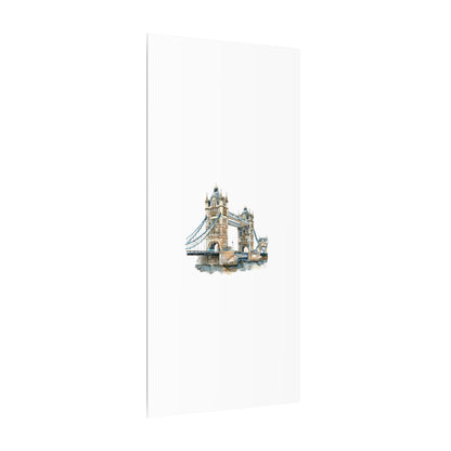 London Bridge Matte Canvas Wall Art, Elegant Home Decor, Unique Gift for Art Lovers, Travel Enthusiast Wall Decor, Modern Aesthetic