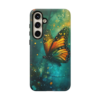 Colorful Butterfly Phone Case, Tough Cases for iPhone and Samsung, Cute Tech Accessories, Nature Lovers Gift, Vibrant Floral Design