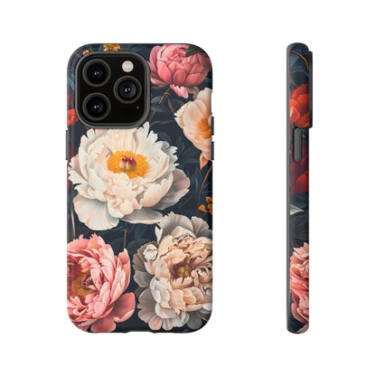 Floral Phone Case, Tough Phone Cover, Flower Design, Unique Gift for Her, Trendy Accessory, Spring Decor