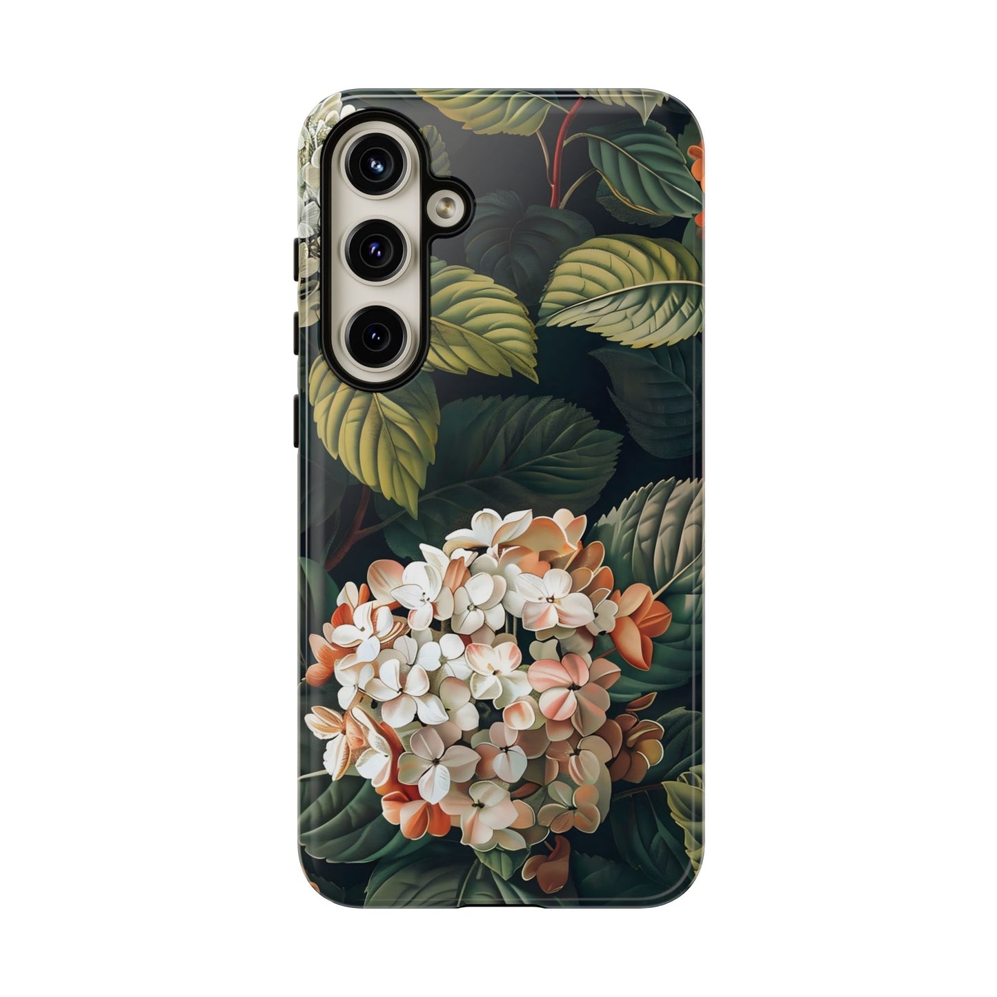Floral Phone Case - Tough Cases, Nature Lover Gift, Floral Design, Botanical Phone Cover, Stylish Cellphone Accessory, Mother's Day Gift