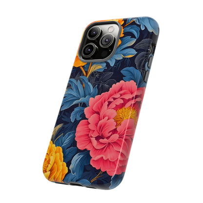 Floral Phone Case, Tough Cases, Stylish Mobile Cover, Gifts for Her, Phone Accessories, Unique Flower Design
