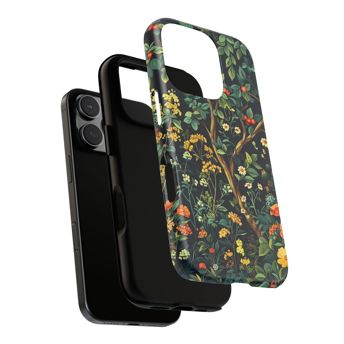 Floral Phone Case - Tough Cases, Colorful Nature Design, Gift for Flower Lovers, Phone Accessory, Unique Cell Phone Cover
