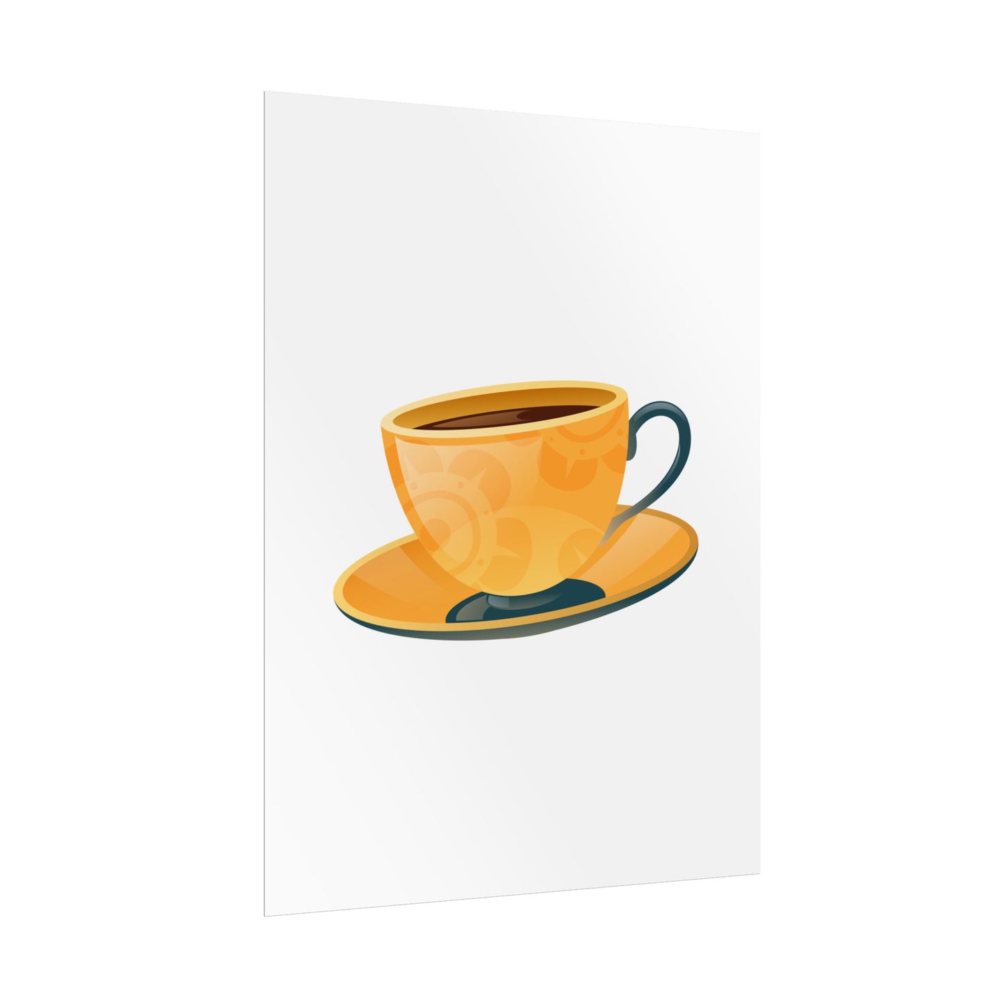 Coffee Lovers Rolled Posters, Cute Coffee Art, Kitchen Decor, Coffee Shop Print, Gift for Coffee Enthusiasts