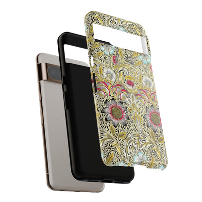 Floral Phone Case - Tough Cases, Floral Design, Stylish, Protective, Unique Gift for Her, Phone Accessories