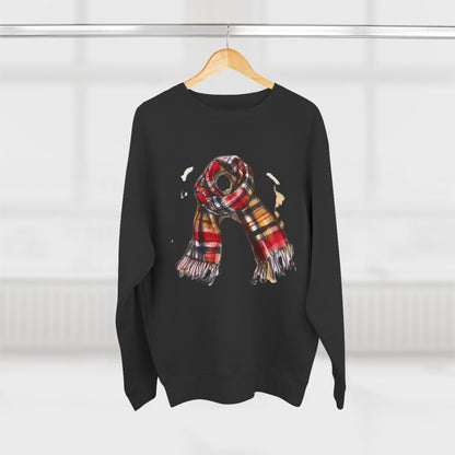 Unisex Crewneck Sweatshirt - Classic British Plaid Scarf