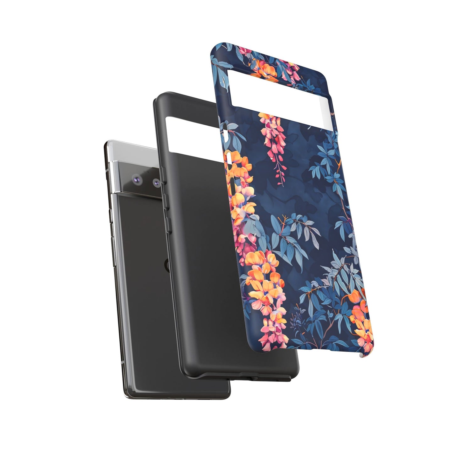 Floral iPhone Case, Tough Phone Cover, Gift for Her, Nature Lover Accessory, Spring Decor, Unique Floral Design