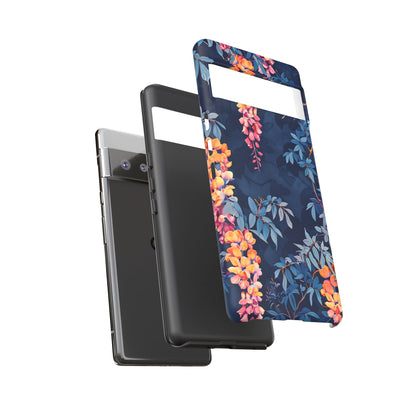 Floral iPhone Case, Tough Phone Cover, Gift for Her, Nature Lover Accessory, Spring Decor, Unique Floral Design