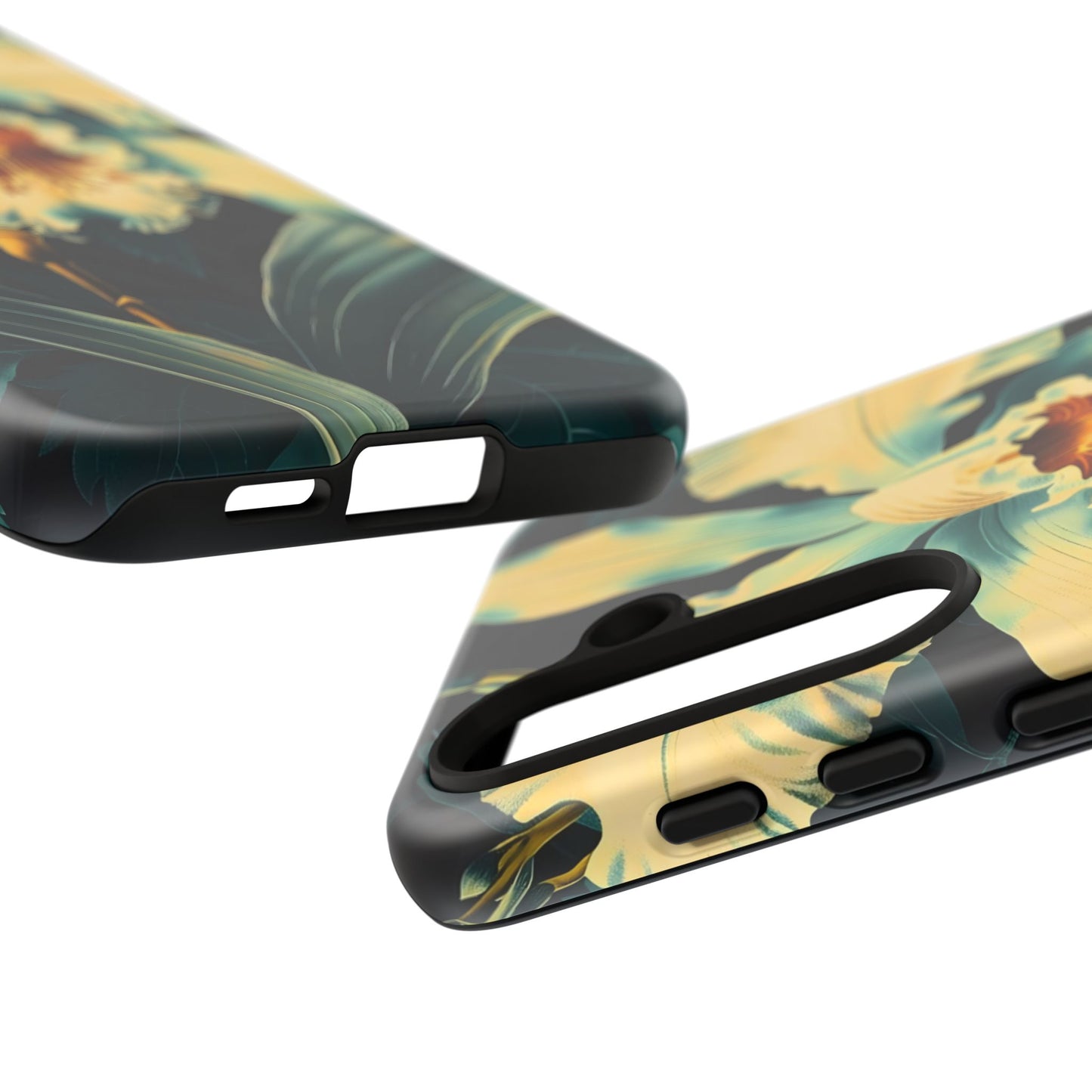 Floral Phone Case - Tough Cases with Orchid Design, Durable Smartphone Cover for Nature Lovers, Floral Gift for Her, Botanical [...]