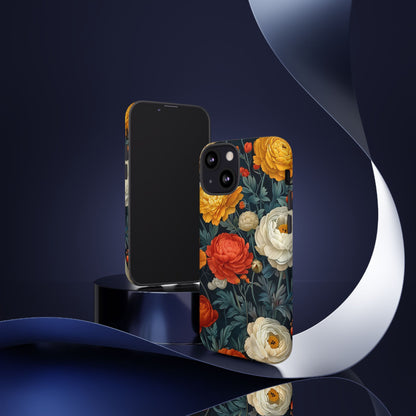 Floral Tough Case for Phones | Durable Floral Phone Cover, Boho Chic, Unique Gift for Her, Phone Protection, Flower Design