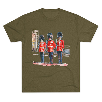 Red Jacket - Bodmin Keep: Cornwall's Army Museum Trendy Unisex Tri-Blend Crew Tee