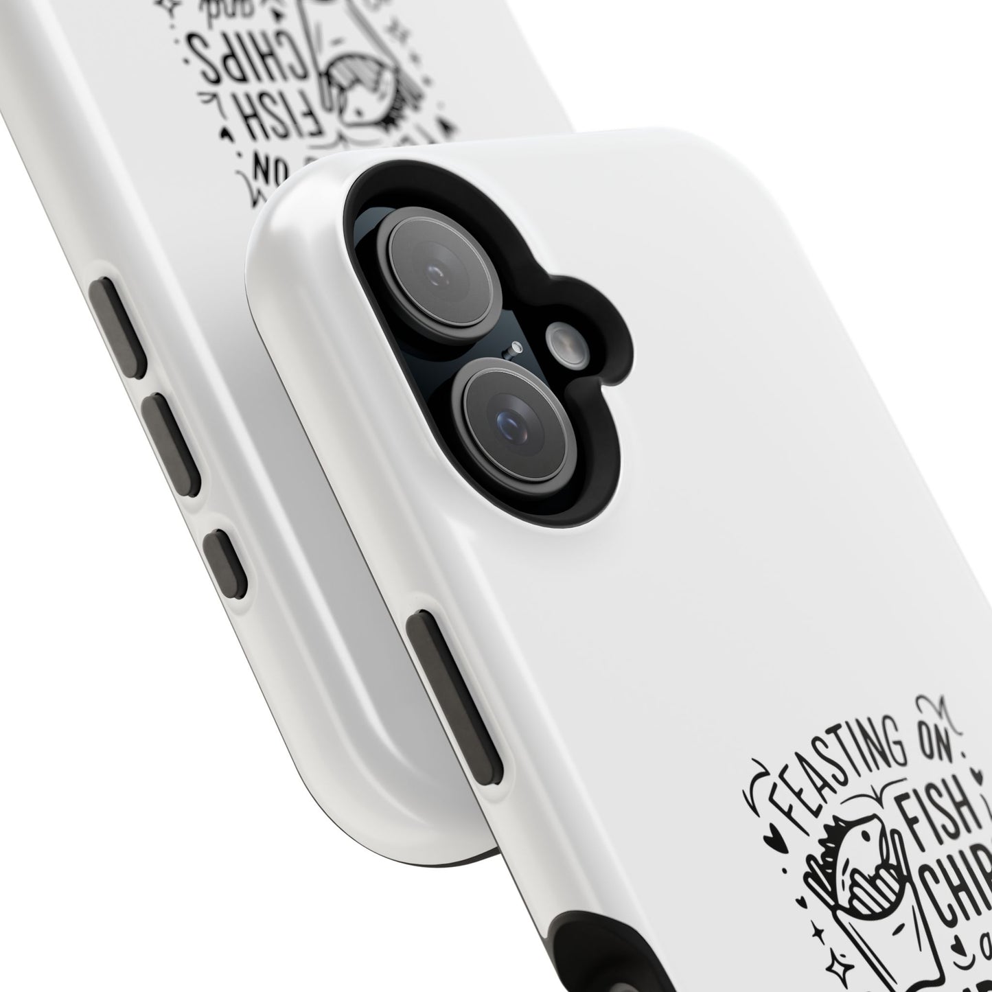 Feasting on Fish & Chips Phone Case, Cute London Inspired Magnetic Tough Case, Unique Gift for Food Lovers, Travel Accessory, British [...]